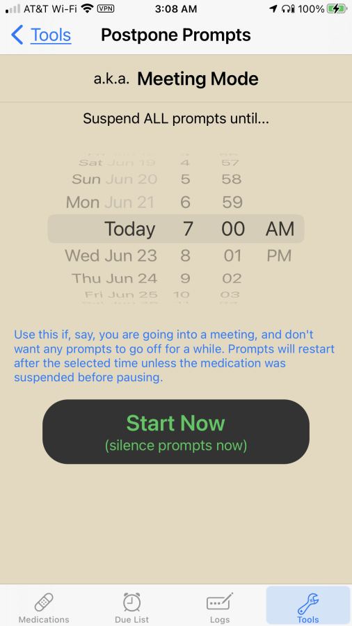 Medi-Prompt™ Screen